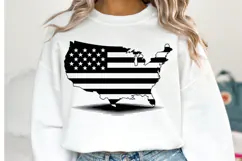 USA Flag Svg Design | Svg Cut Files | Shirt Svg Product Image 1