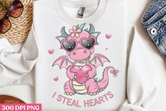 I steal hearts PNG, Retro Valentines Sublimatio PNG Product Image 1