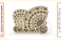 Wooden clutch purse v114 - laser cut vector - Glowforge file Product Image 2