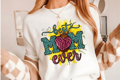 Best mom ever sunflower PNG sublimation | Mother's Day PNG T Product Image 9