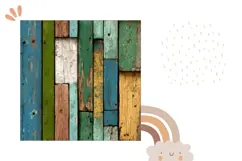 Wooden Pillow PNG, Nature Pillow Case Sublimation Product Image 2
