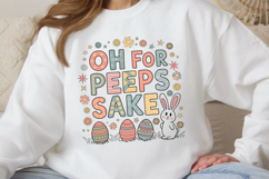 Oh for peeps sake PNG, Easter Design Sublimation PNG Product Image 1