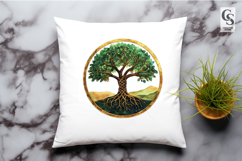Tree of Life Watercolor Clipart Sublimation PNG Product Image 3