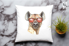 Cool Hyena With Sunglasses Clipart PNG Product Image 2
