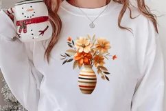 Christmas Antique Vases Clipart, Christmas Clipart Product Image 2