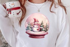 Christmas In Snow Globe Clipart Sublimation, Christmas SVG Product Image 2