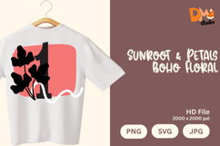 Sunroot &amp; Petals Boho Floral Monogram Product Image 1