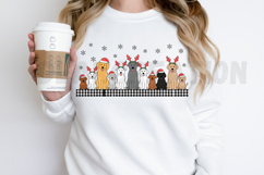 Christmas Dogs PNG, Cute Puppy Clipart Design Product Image 2