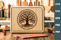 Tree of life SVG, Engraving Laser Cutting board SVG Product Image 2