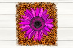 Sunflower with leopard petal| Sublimation Design bundle, PNG Product Image 2