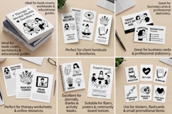 Mental Health &amp; Therapy Doodle Illustrations Product Image 2