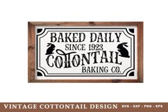 Vintage Cottontail SVG Bundle - Easter Bunny SVG Product Image 2