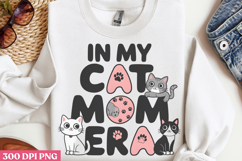 In My Cat Mom Era PNG, Cat Mom Sublimation PNG Product Image 2