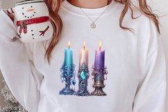 Mysterious Gothic Christmas Clipart Sublimation Product Image 2