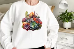 cactus clipart, watercolor cactus, succulent clipart Product Image 2