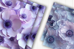 Purple flower digital paper Product Image 1