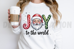 Joy to the World PNG Santa Christmas PNG Design Product Image 2