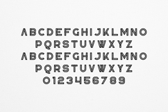 Republiko Outline Retro Display Font Product Image 2