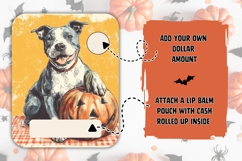 Retro Halloween Dog Money Card, Printable Halloween Card Product Image 2