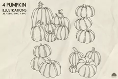 4 Pumpkin Illustrations Svg Png Eps Product Image 2