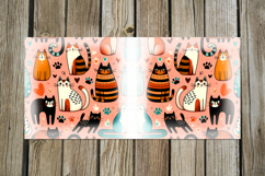 Modern pets | Animals pattern Mug Sublimation design PLUS Product Image 2