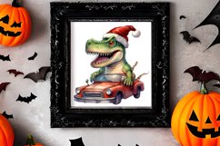 Funny Prehistoric Christmas Clipart Sublimation Product Image 2