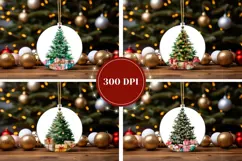 Cartoon Christmas Ornament Designs, Christmas Gift Tags Product Image 2