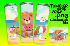 Creative 20oz Design for Any Occasion , Cute Bear Product Image 1
