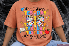 Its Test Day Dont Stress Do Your Best Coquette Sublimation Product Image 5