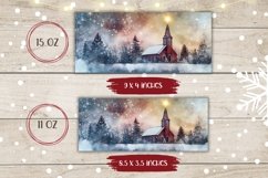 Winter Mug Design, Christmas Village Coffee Mug Design Product Image 2