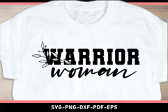 Warrior woman, Motivational Quotes SVG Product Image 1