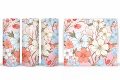 Flowers Tumbler Design. Spring Tumbler Sublimation Product Image 2