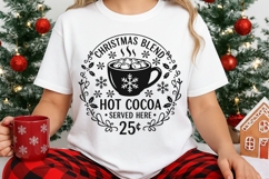 Christmas Blend Hot Cocoa Served Here Svg, Hot Chocolate Svg Product Image 3