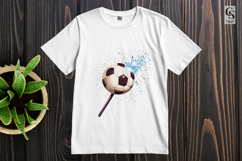 Magical Soccer Wand Sparkle Clipart Sublimation PNG Product Image 2