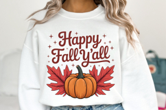 Happy Fall Y&#039;all Svg | Thanksgiving Svg | Shirt Svg Product Image 2
