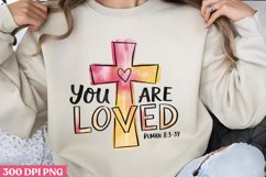 You are loved PNG, God Is Love Clipart PNG Product Image 1