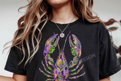 Glitter Mardi Gras Coquette PNG | Retro Mardi Gras PNG Product Image 2