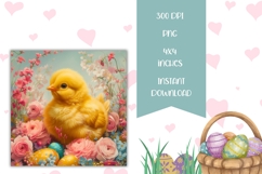 Colorful Easter Square Coaster Designs, Flowers Coasters Product Image 2