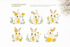 Easter Clipart &amp; Pattern Bundle Product Image 2