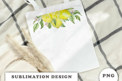 Watercolor Lemons Border png Product Image 2