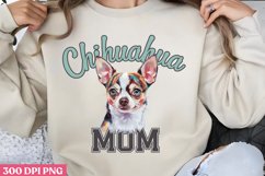 Chihuahua mom PNG, Dog Mom Sublimation PNG Product Image 1