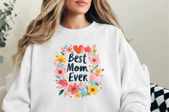 Best Mom Ever Mother&#039;s day sublimation t-shirt design PNG Product Image 2