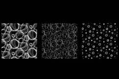 Scribbled Circles 3 Seamless Patterns Product Image 1