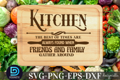 Kitchen the best of times are always SVG, Cutting Board SVG Product Image 1