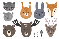 Baby Scandinavian Animals Clipart Bundle Product Image 2