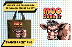 Vibrant PNG Design for Custom T-Shirts , Funny Cow Product Image 1