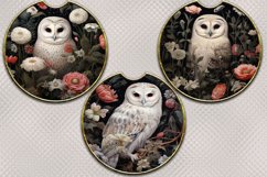 Car Stands | 6 Designs of Car Coasters with Owls, PNG Product Image 3