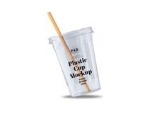 Plastic Cup Mockup Template Photoshop Product Image 3