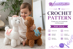 Llama Amigurumi Crochet Pattern PDF Product Image 3