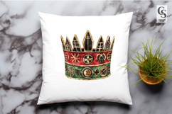 Kwanzaa Royal Crown Watercolor Clipart Sublimation PNG Product Image 3